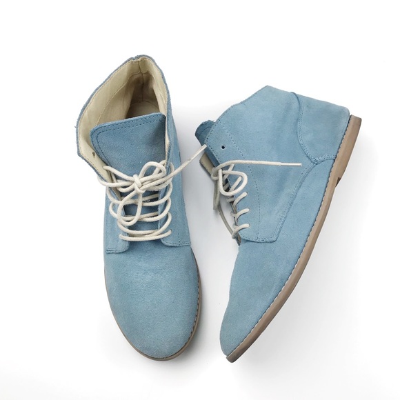 Coconuts by Matisse Shoes - Coconuts by Matisse Mandy Blue Suede Ankle Boots